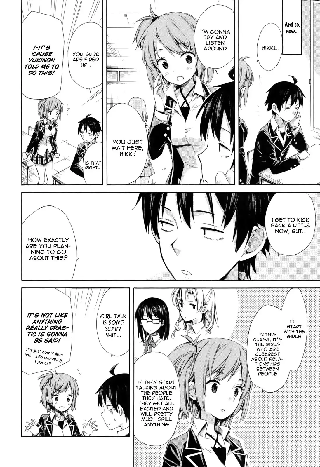 Yahari Ore no Seishun Love Come wa Machigatteiru. Chapter 9 10